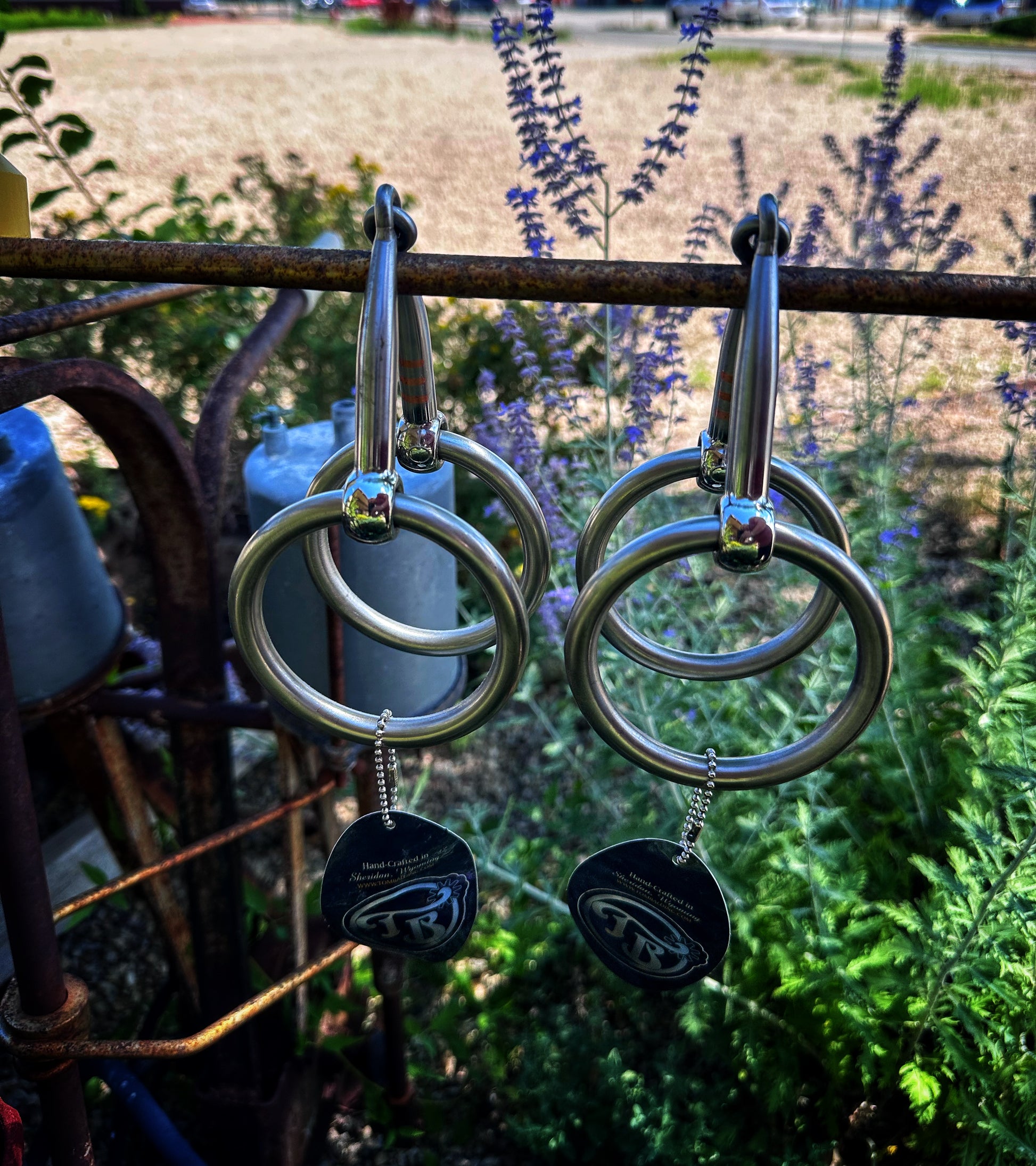 Embout de snaffle anneau torique lâche 6 bouche en fer doux anglais Embout de snaffle anneau torique lâche 6 bouche en fer doux anglais