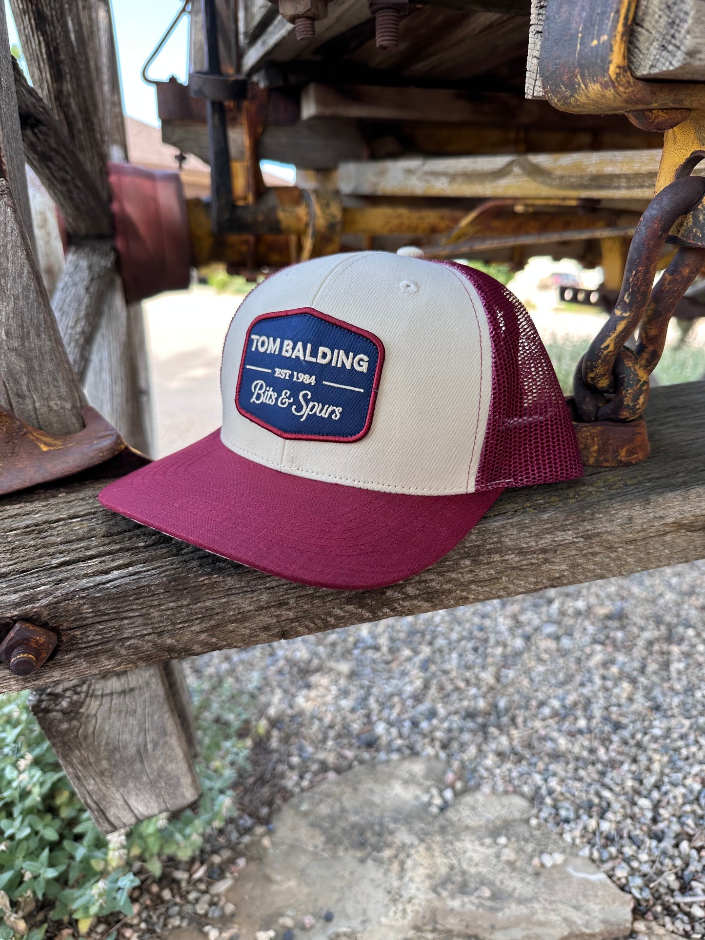 Cappellino n. 59 bordeaux con logo Heritage - Tom Balding®