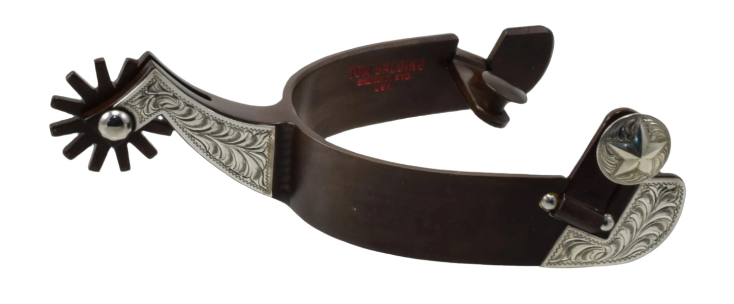 Spur #97 Silver Plate with Brown FinIsh