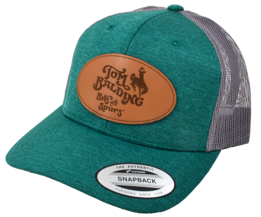 Kap #44 Zone Sonic Heather Trucker Şapkası Deri Yamalı Klasik Logolu Şapka