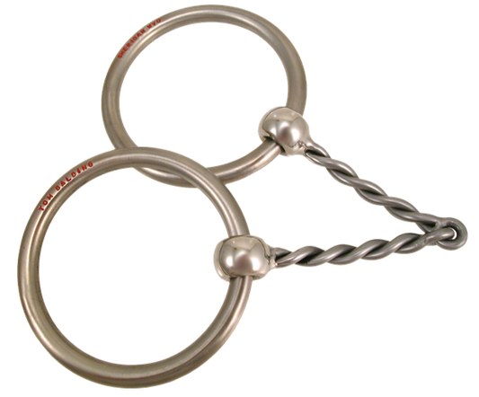 Filete de alambre trenzado mediano con anillo suelto