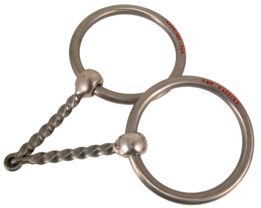 Loose Ring Twisted Hexe Square Snaffle