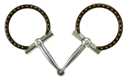 Ballhinge D-Ring Snaffle - Brown