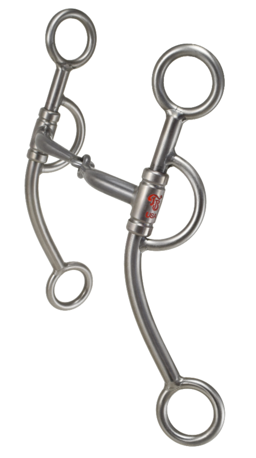 Mors équin #511 Advantage Long House Snaffle par Tom Balding Horse Tack