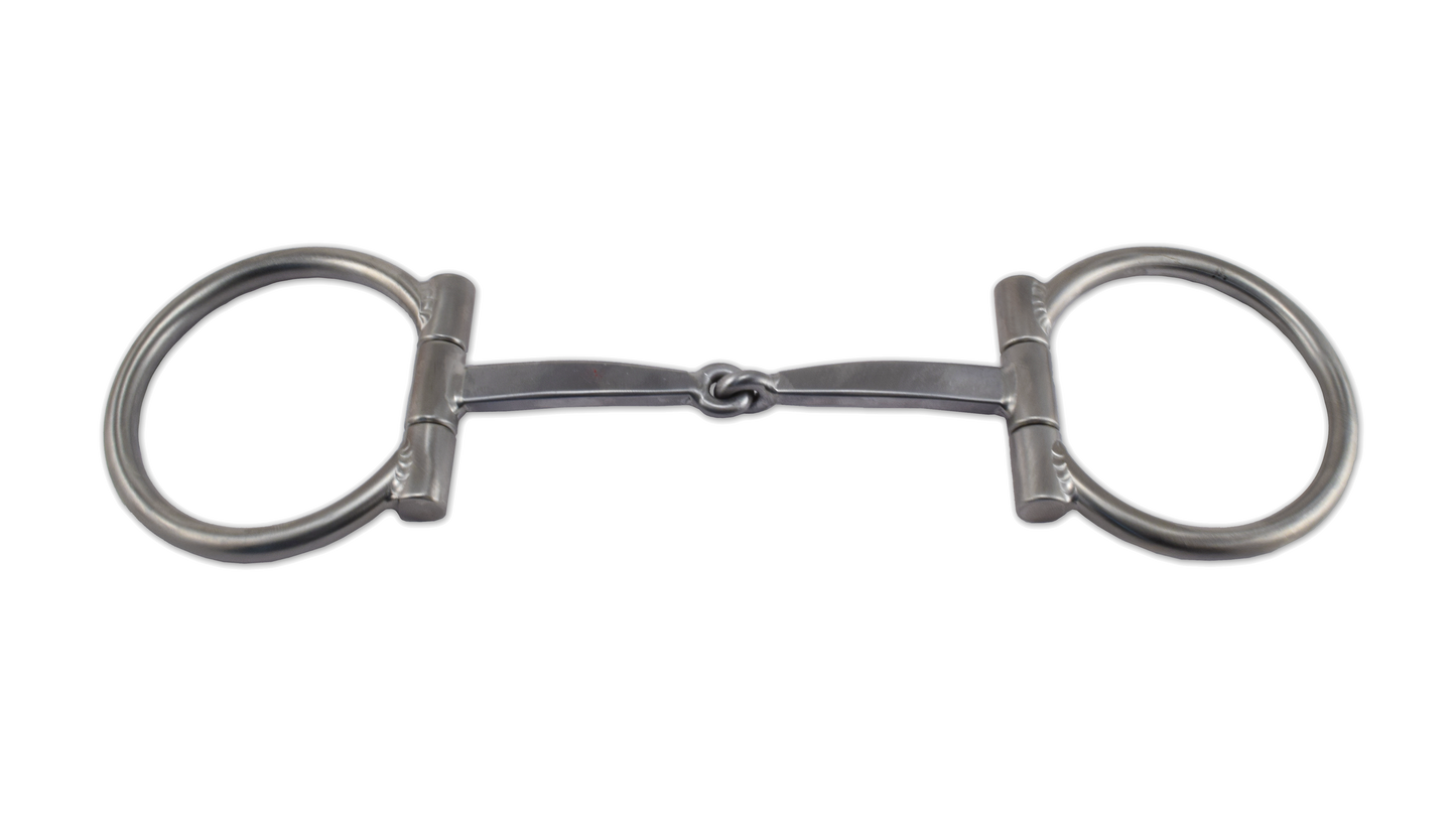 D-Ring with Flat Bar Snaffle