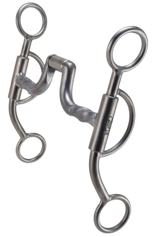 Baseline Short Shank Hinge Port Twisted Square Bars