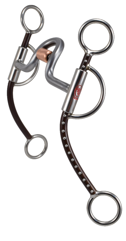 Long Shank Clearwater with roller Brown wtih Dots