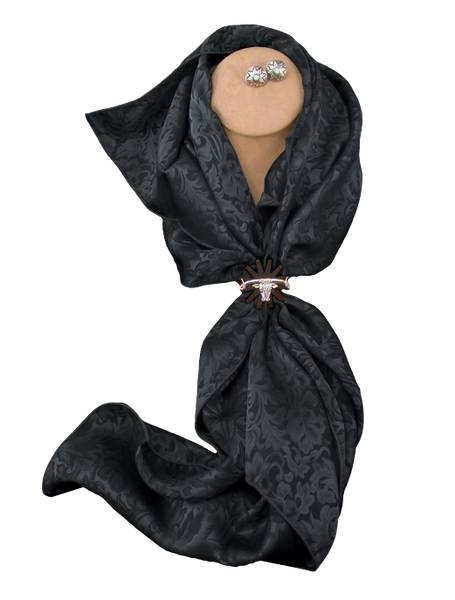Wild Rag Black Jacquard Scarf – Tom Balding Bits & Spurs