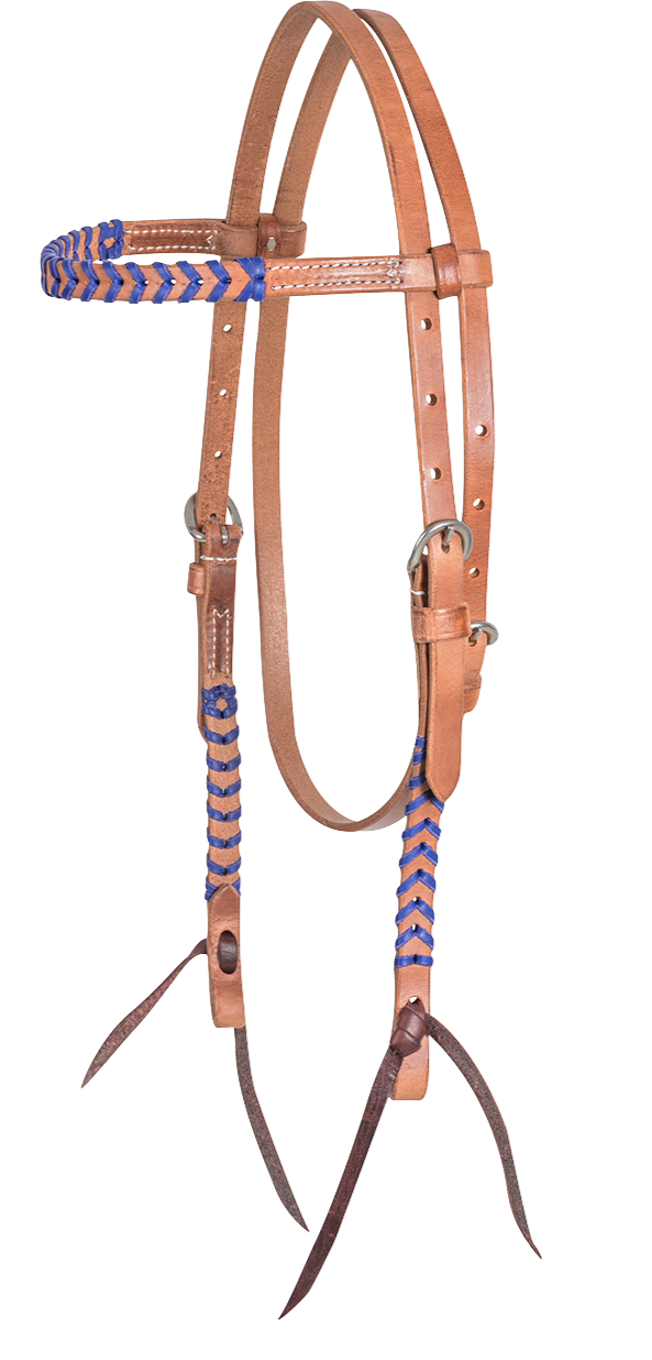 Headstall #70 - Browband Headstall with Lacing