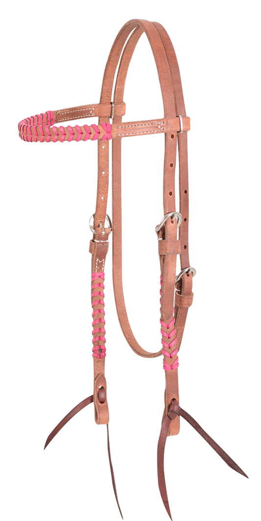 Headstall #70 - Browband Headstall with Lacing