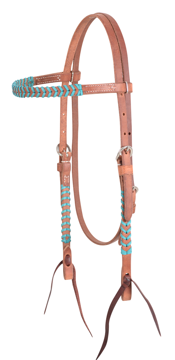 Headstall #70 - Browband Headstall with Lacing