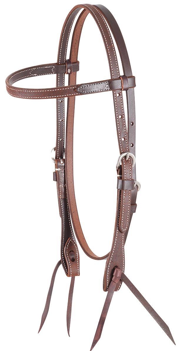 Headstall #46 - Browband Headstall Roughout Skirting