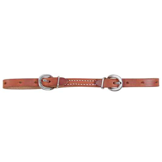 Curb Strap #7 Leather With Stainless Buckles