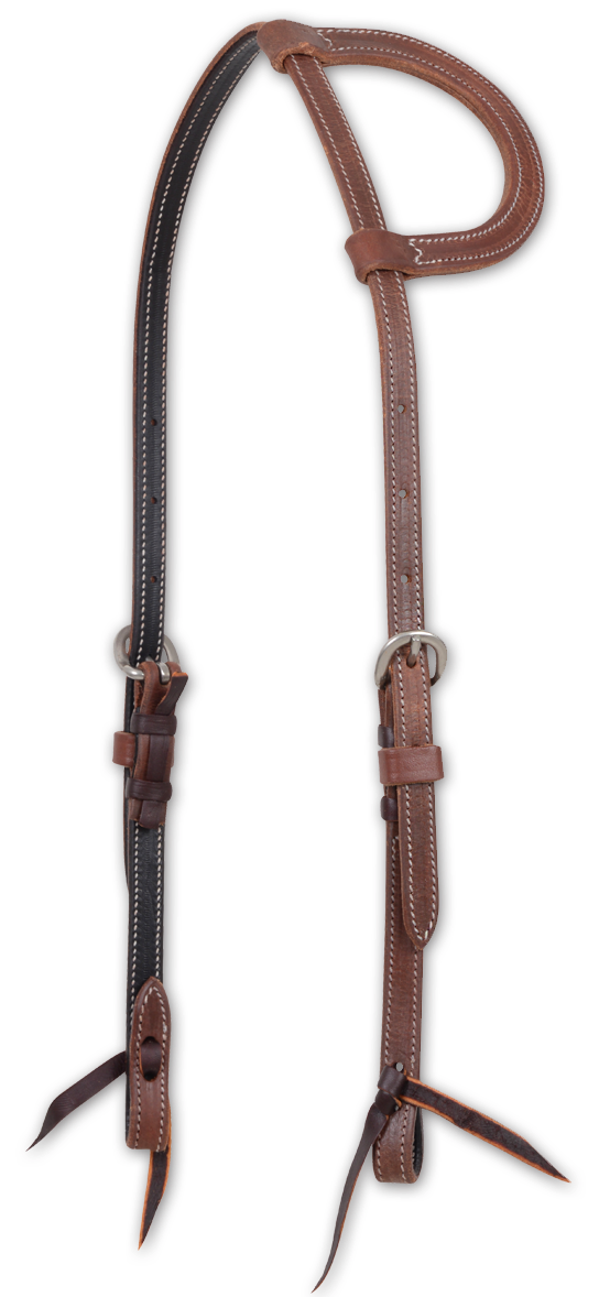 Headstall # 5 - Headstal duplo forrado e costurado