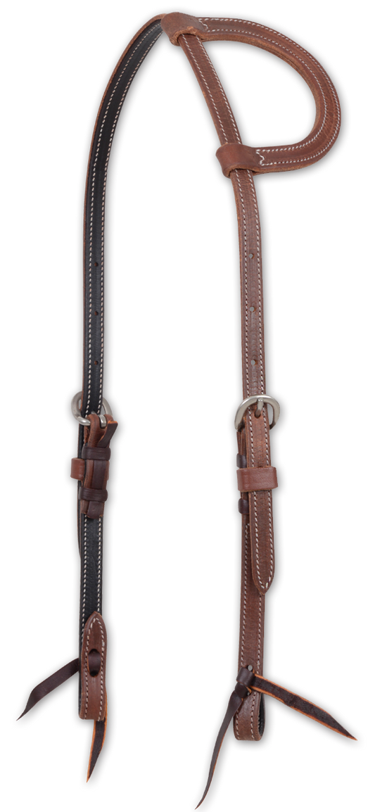 Headstall #5 - Lined Double & Stitched