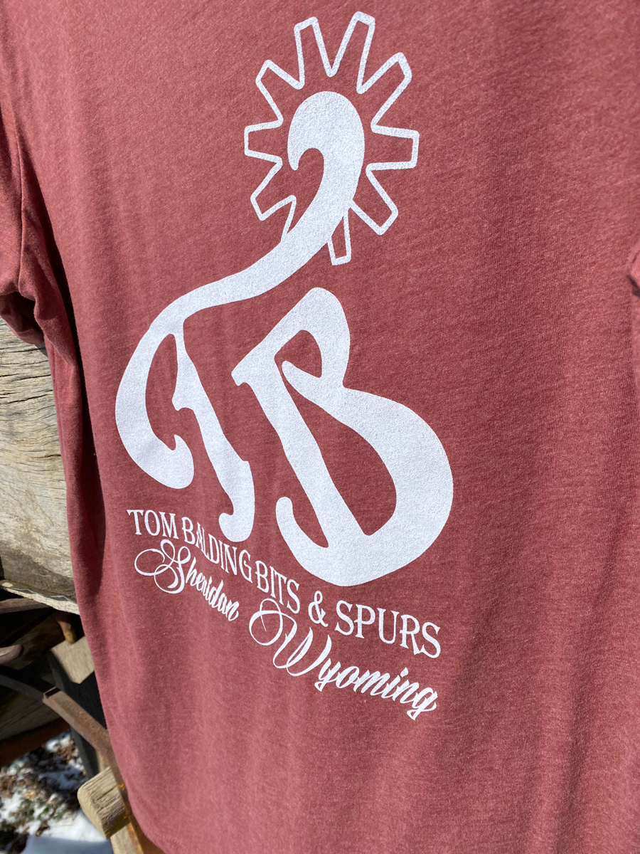 TBBS Bella+Canvas® T-Shirt - Heather Clay - Tom Balding Bits & Spurs