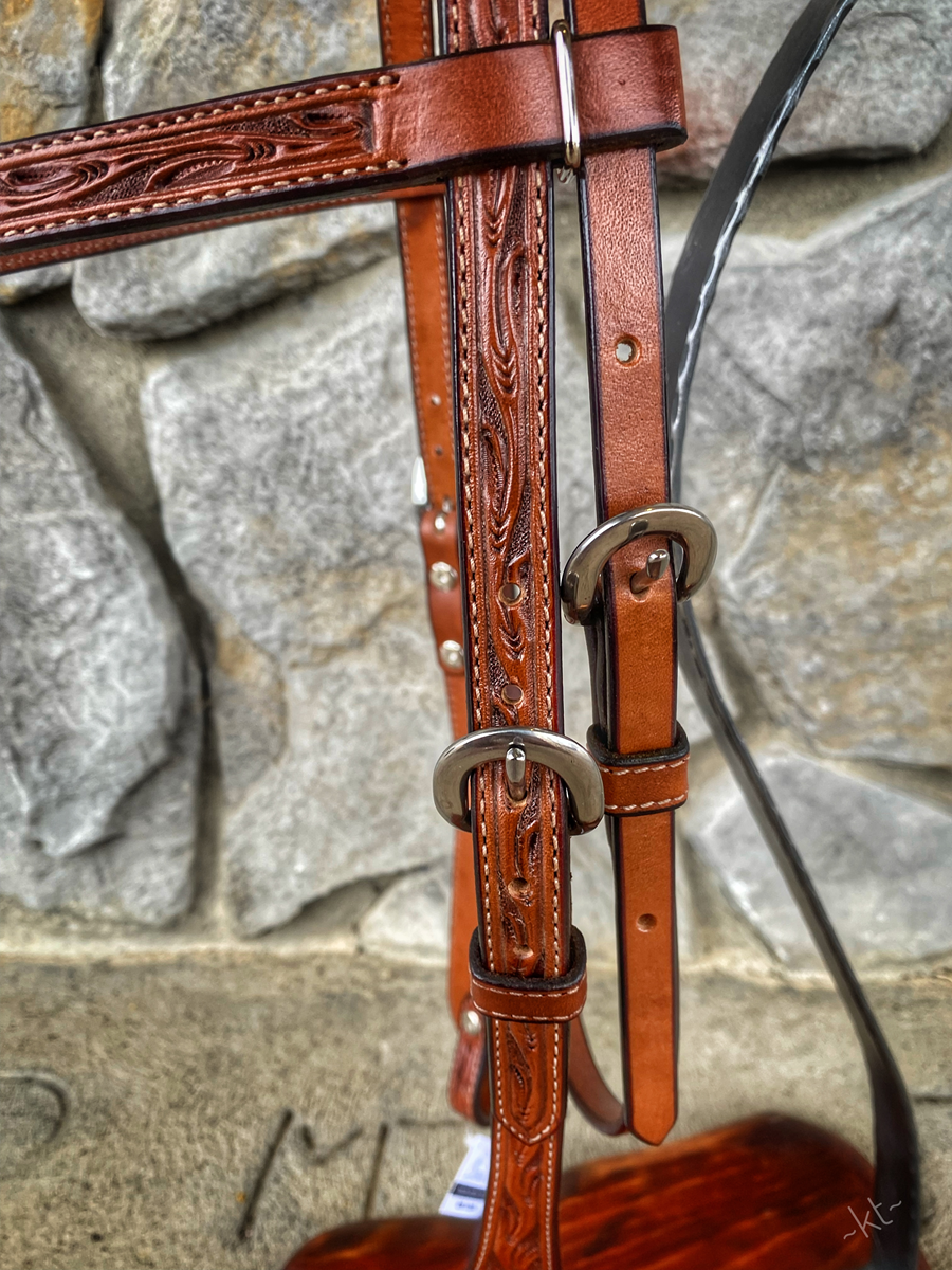 Headstall #100 - Scallop Browband Headstall