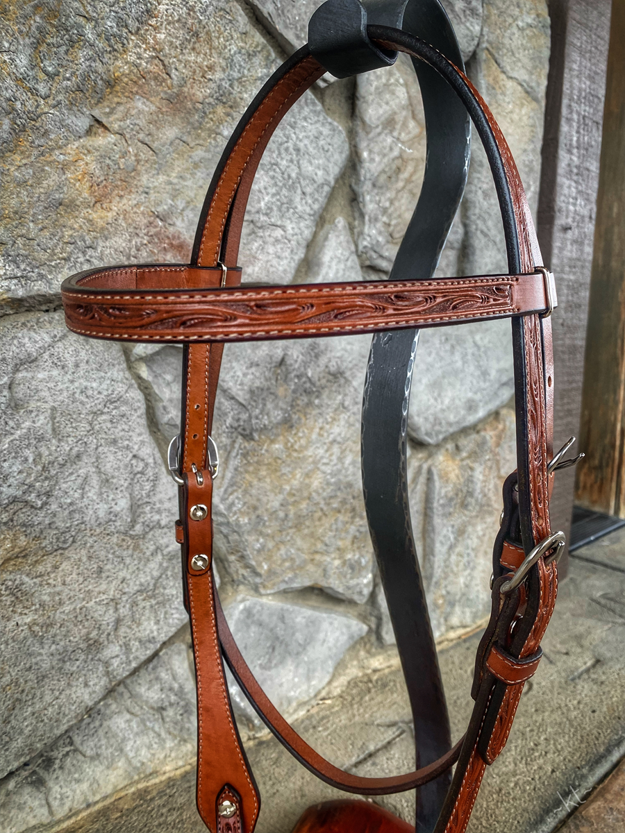 Headstall #100 - Scallop Browband Headstall