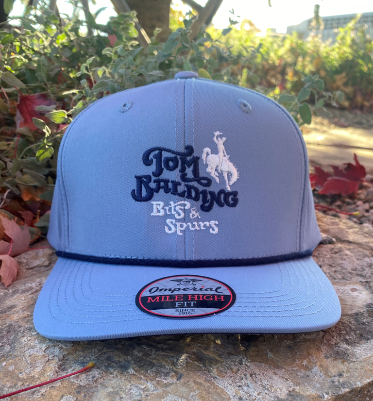 Cap #46 Imperial Mile Hight Rope Cap in Slate Blue with Classic Logo