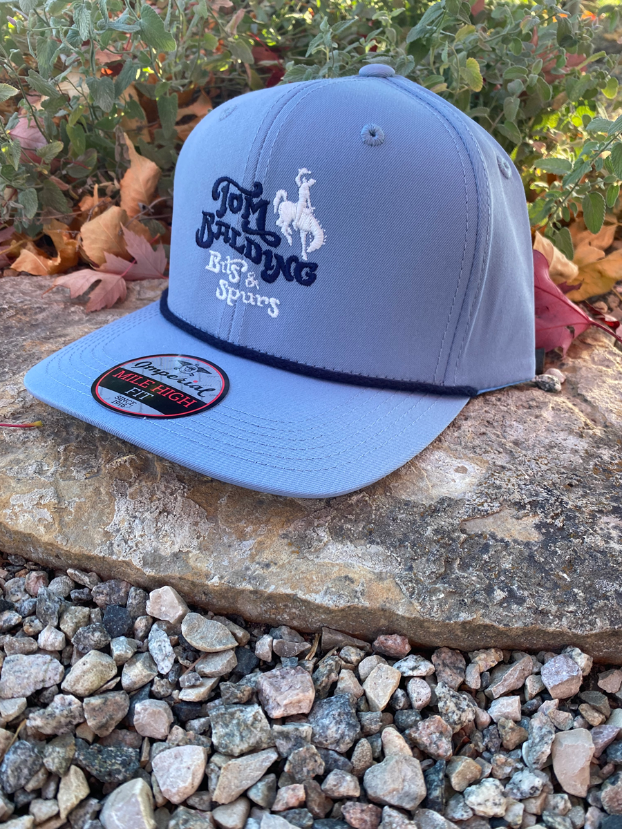 Cap #46 Imperial Mile Hight Rope Cap in Slate Blue with Classic Logo