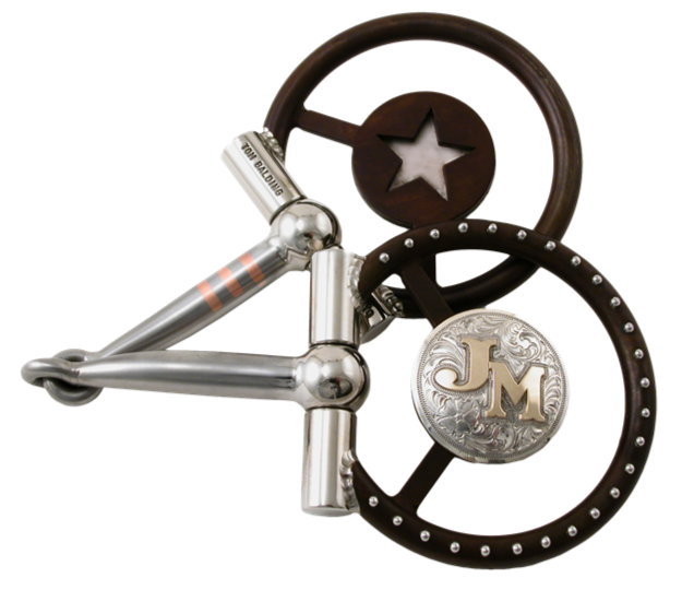 D-образное кольцо шарового шарнира с изготовленными на заказ кончо с ручной гравировкой