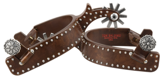 Spur #48 Texas Style Band With Brown Finish