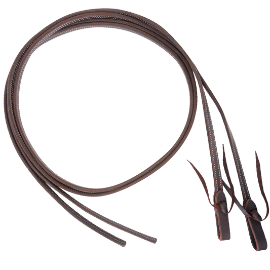 Equine Rênes #9 Split Rênes 5/8" Cuir Porté Porté par Tom Balding Horse Tack